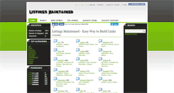 Desktop Screenshot of listingsmaintained.com